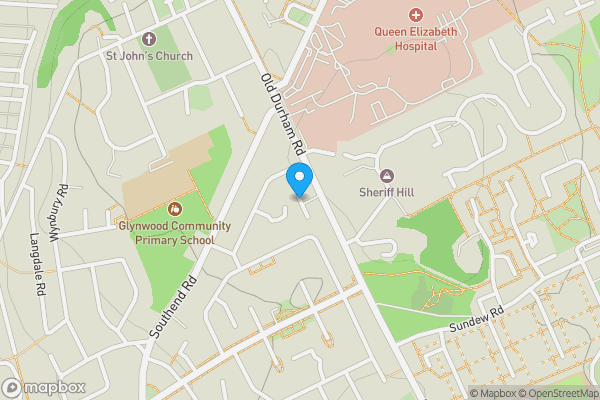 Map location for Blacklock Close, GATESHEAD, Tyne and Wear, NE9 6AS