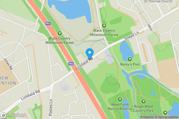 Map location for Lichfield Road, WILLENHALL, West Midlands, WV12 5BX