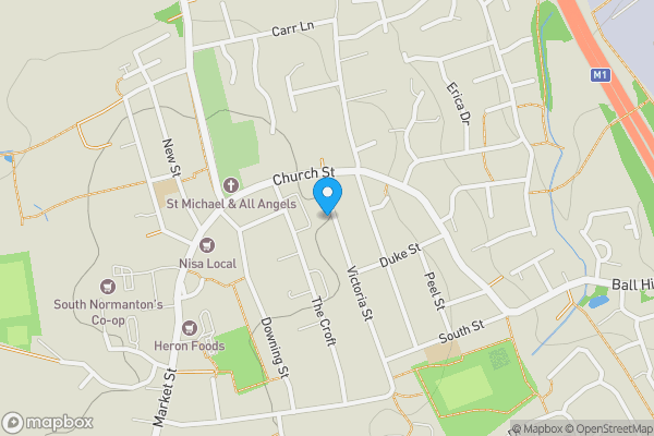 Map location for 16, Victoria Street,, Alfreton,, DE55 2BX