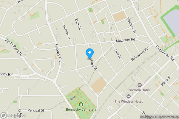 Map location for 49 Salisbury Street, Kirkcaldy, Fife KY2 5HP