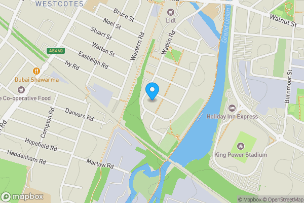 Map location for Flat 36, 55 Watkin Road, Leicester LE2 7AZ