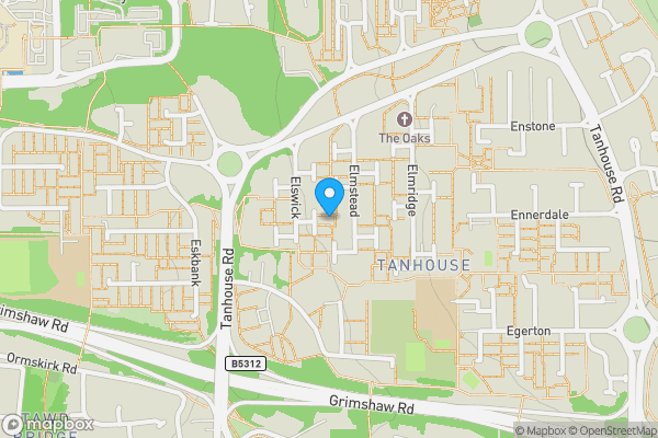 Map location for 78 Elmstead, Skelmersdale, Lancashire, WN8 6BY WN8 6BY