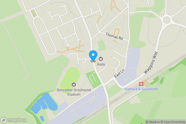 Map location for Spiritualist Church on Station Road, Doncaster, South Yorkshire, DN7 5QA