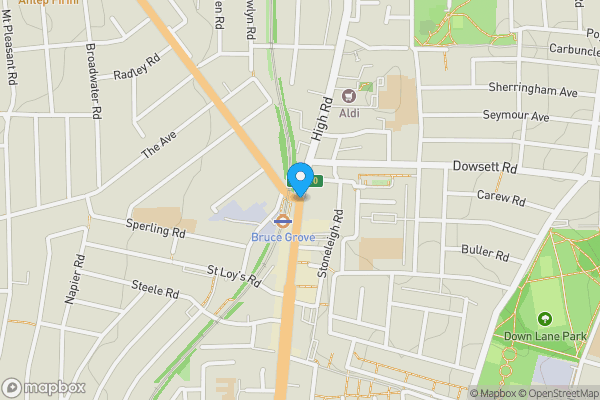 Map location for Units 4, 5 & 6 Frontier Works Industrial Estate, Queen Street Tottenham, London N17 8JA