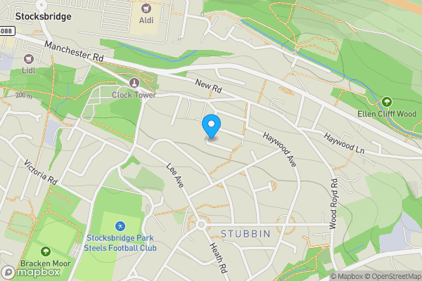 Map location for 92 Green Street, Deepcar, Sheffield, South Yorkshire, S36 2PZ