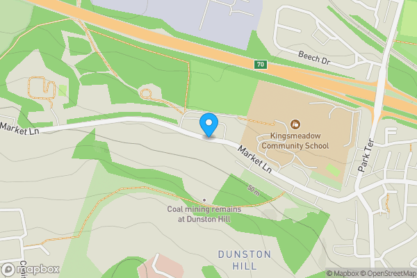 Map location for Market Lane, Gateshead , NE11 9NY