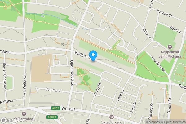 Map location for 161 Badger Avenue, Crewe, Cheshire, CW1 3JN