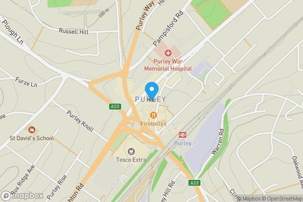 Map location for Storage Units, Venture Lofts, 15 High Street, Purley, Surrey CR8 2AF