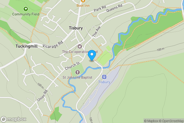 Map location for The South Western Hotel, Station Road, Tisbury, Salisbury, SP3 6JT