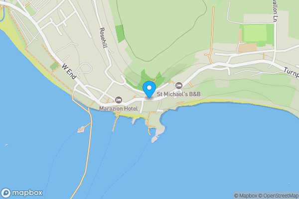 Map location for Trefa & Tremel, Fore Street, Marazion, Cornwall, TR17 0AD