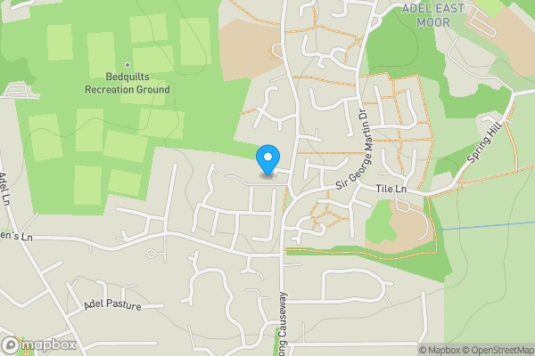 Map location for 5 Manor House Croft, Leeds, West Yorkshire, LS16 8LY
