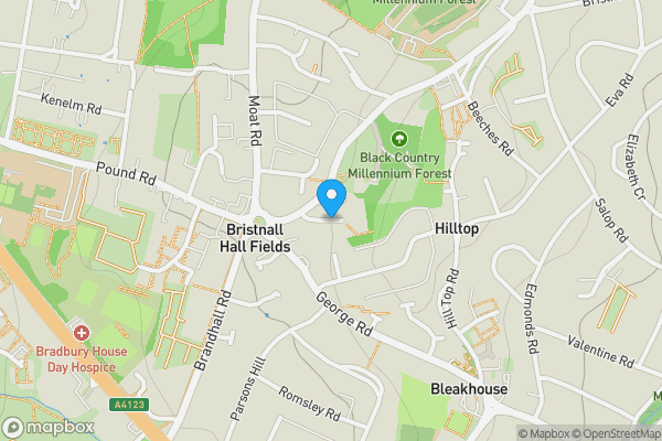 Map location for St. Katherines Road, Oldbury, B68 9TT