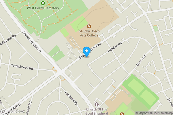 Map location for 56A Storrington Avenue, Liverpool, Merseyside, L11 9AS