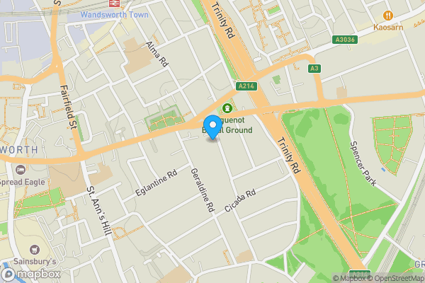 Map location for 10B Melody Road,  Wandsworth, London, SW18 2QF