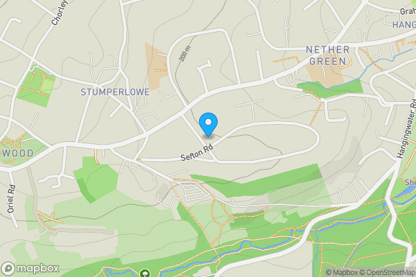 Map location for Land Between 26 And 28a  Sefton Road, Fulwood, Sheffield, South Yorkshire, S10 3TP