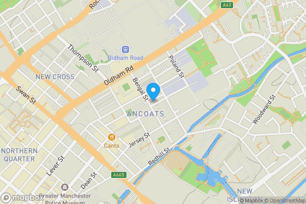 Map location for Flat 606, BS41, 20 Loom Street, Manchester, M4 6AN