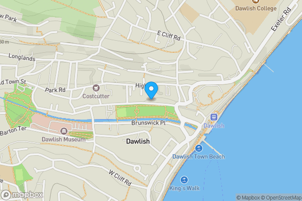 Map location for 13 - 14 The Strand, Dawlish, Devon, EX7 9PS EX7 9PS