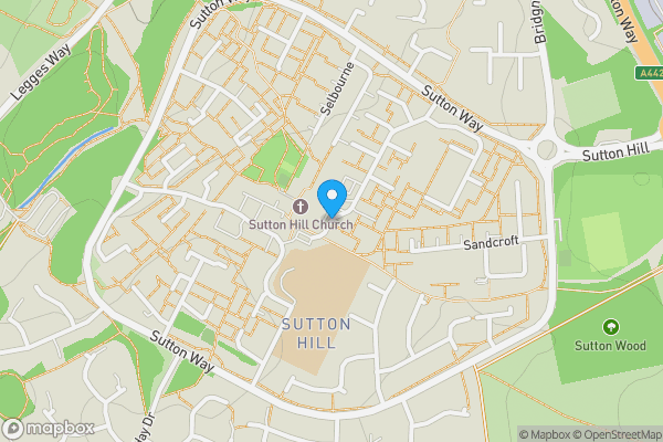 Map location for Stonedale, Telford, Shropshire, TF7 4AL