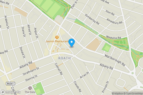 Map location for 20 Pen-y-Lan Road, Cardiff, CF24 3PF