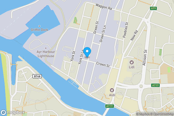 Map location for 31 Green Street, The Wee Mans, Ayr, KA8 8BQ