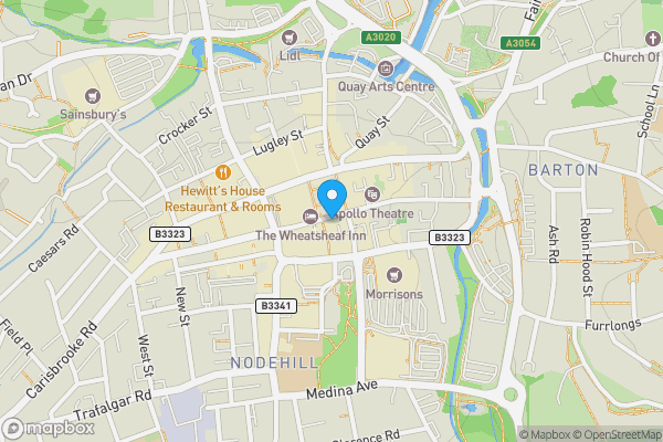 Map location for Newport Social Club, 40 Pyle Street, Isle of Wight PO30 1XB