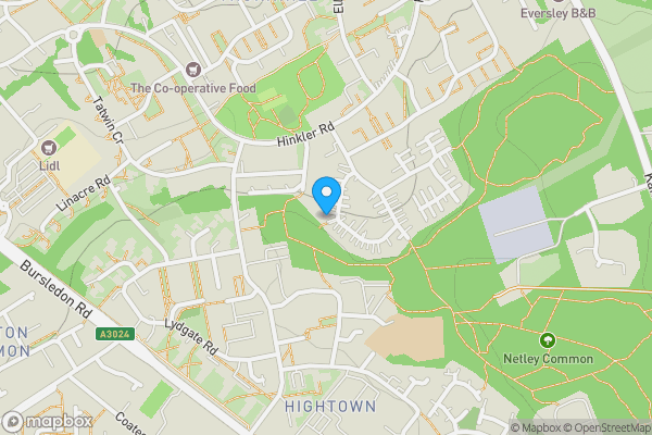 Map location for 26 Hinton Crescent, Southampton, Hampshire, SO19 6GT