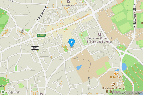 Map location for New Road, Brentwood, Essex, CM14 4GB