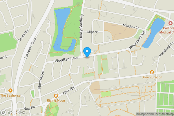 Map location for Freehold 46-48a Woodland Avenue, Porthcawl, Mid Glamorgan, CF36 5HT