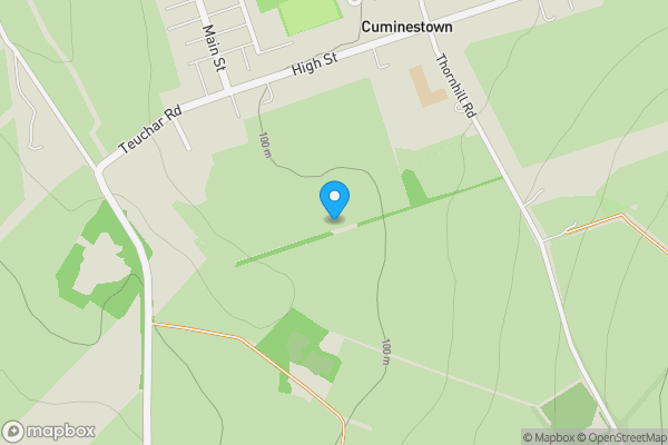 Map location for Plot of Land at Home Farm Auchry, Cuminestown, Turriff, AB53 5TP