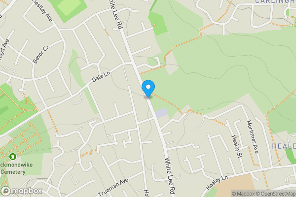 Map location for White Lee Road, Batley, West Yorkshire, WF17 8AF