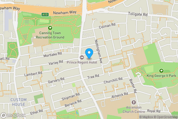Map location for Flat B, 9 Bingley Road, Canning Town, London, E16 3JR