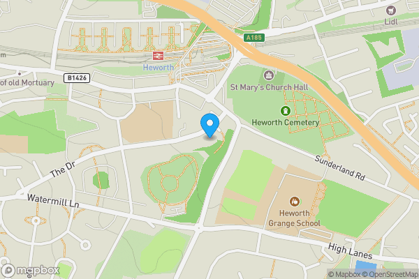 Map location for 80 The Drive, Heworth, Gateshead, Tyne & Wear NE10 0PL