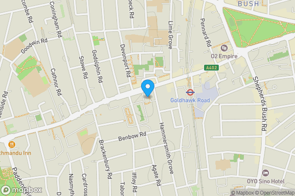 Map location for 22 Verulam House, Hammersmith Grove, London, W6 0NW