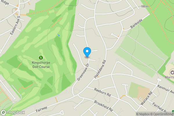 Map location for 45 Greenview Drive, Links View, Northampton, Northamptonshire, NN2 7LB