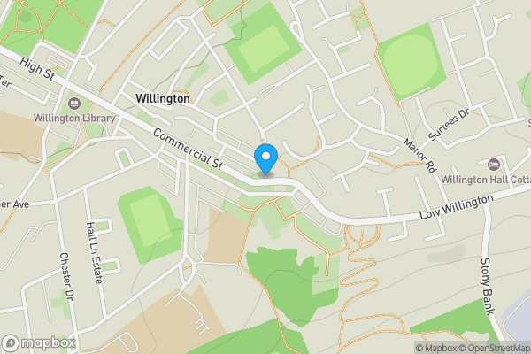 Map location for 2 Eden Terrace Willington, Crook, County Durham, DL15 0BA