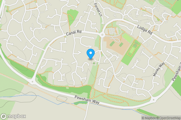 Map location for Land at Forest Lane, Chippenham, Wiltshire, SN15 3YQ