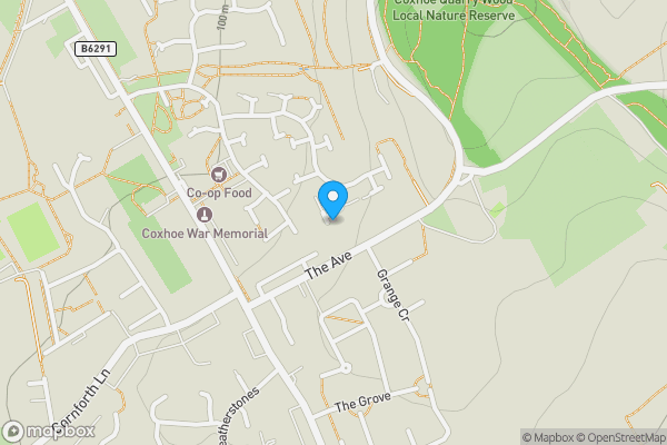 Map location for 72 Browning Hill, Coxhoe, Durham, County Durham, DH6 4SA