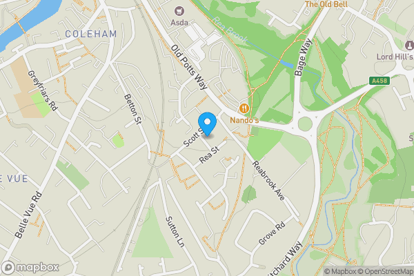 Map location for 6 Spa Street, Shrewsbury, Shropshire, SY3 7PU