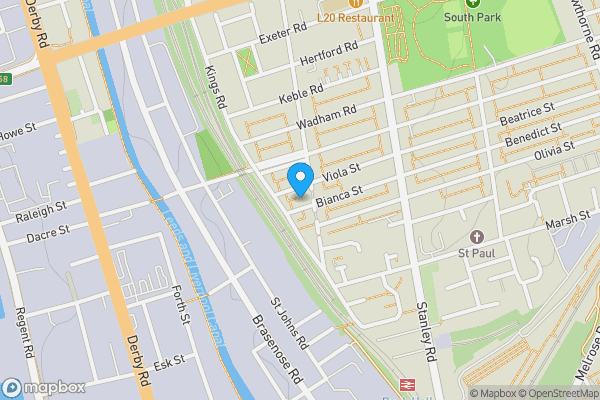 Map location for 9 Bianca Street, Bootle, Merseyside, L20 7DS L20 7DS