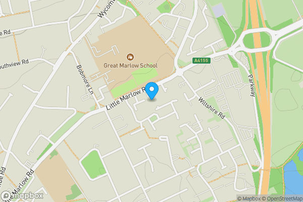 Map location for 172 Little Marlow Road, Marlow, Buckinghamshire, SL7 1HX