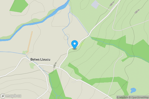 Map location for Y Bwthyn, Llwynygroes, Tregaron, Ceredigion SY25 6QF