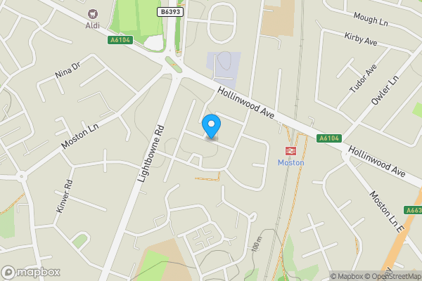 Map location for Denmore Road, New Moston, Greater Manchester, M40