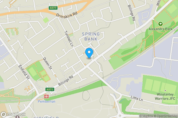 Map location for Calderbank Street, Wigan, Lancashire, WN5 9JF