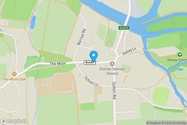 Map location for Roseleigh Cottage, Cookham High Street, Maidenhead, Berkshire, SL6 9SF