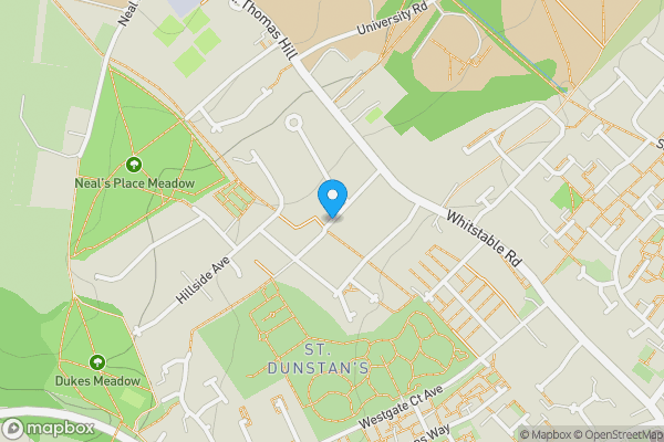 Map location for Cherry Garden Road, CANTERBURY, Kent, CT2 8EL