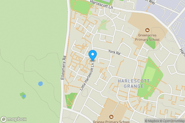 Map location for Little Harlescott Lane, SHREWSBURY, Shropshire, SY1 3PY