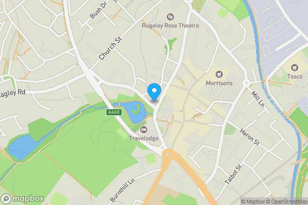 Map location for Flat 4 Park House, Crossley Stone, Rugeley, Staffordshire, WS15 2DQ