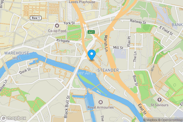 Map location for Apartment G03 East Point, East Street, Leeds, West Yorkshire, LS9 8BF