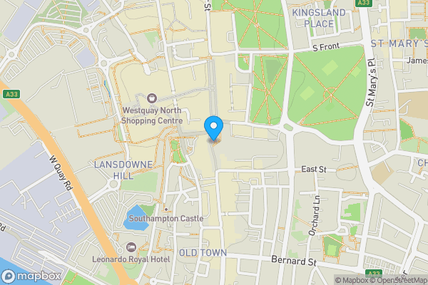 Map location for Portfolio of 9 Freehold Ground Rent Investments in, Mowbray Road, North East Road, Pear Tree Avenue, Southampton, Hampshire, SO19