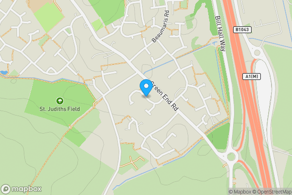 Map location for Chesham Road, HUNTINGDON, Cambridgeshire, PE28 5XB